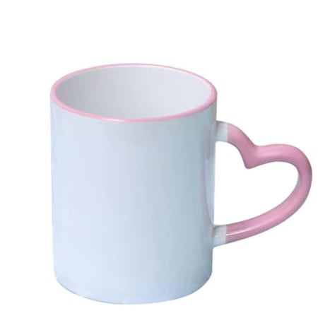 كوب مسكه قلب ( وردي)