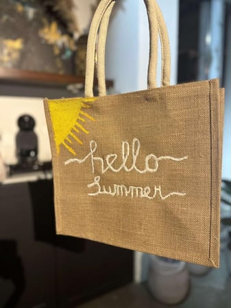 Tote bag painting 23 April 2025