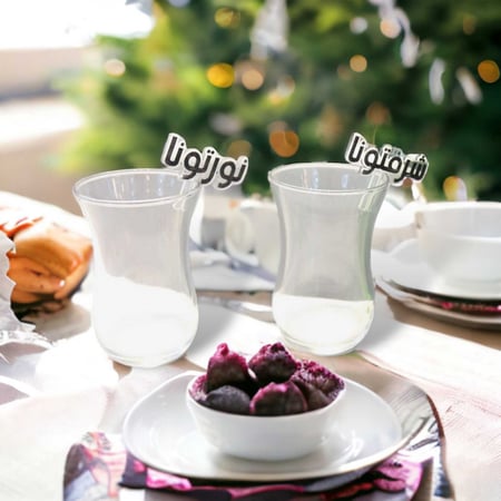 تاق كاسات واكواب (نورتونا، شرفتونا 12حبة)