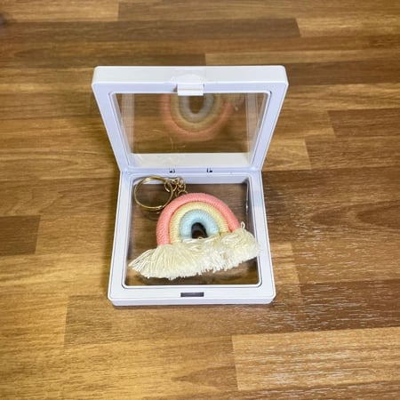 توزيعات ميدالية السحابة منسقة بثيم فراشة (12) حبات