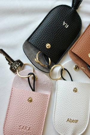 حافظة مفاتيح جلد