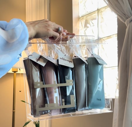 حافظ نظارات جلدي مع نظارة شمسية