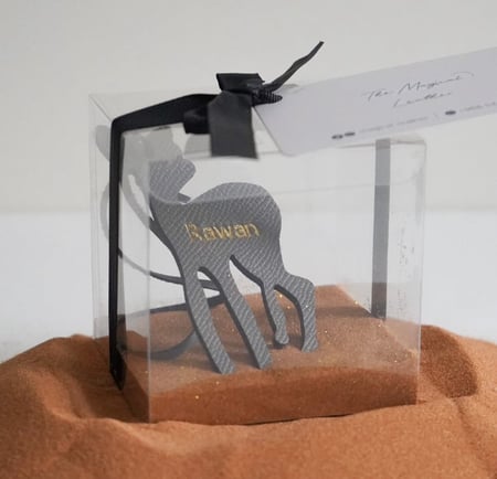 تعليقة سيارة بالاسم