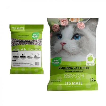 رمل Cat Litter برائحة التفاح 10 كيلو
