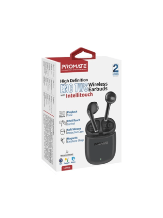 بروميت سماعة أذن بلوتوث - بطارية 30 ساعة - عزل ضوضاء