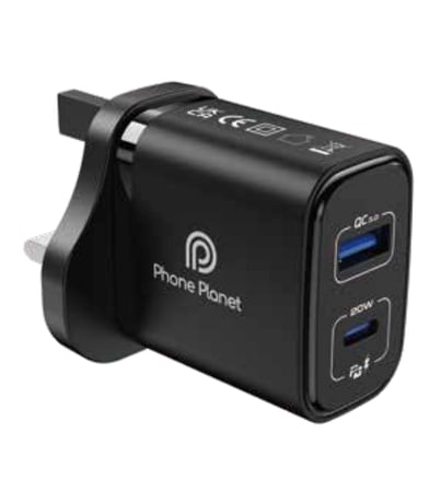 فيش جداري منفذين يو اس بي + تايب سي 20 واط من فون بلانت