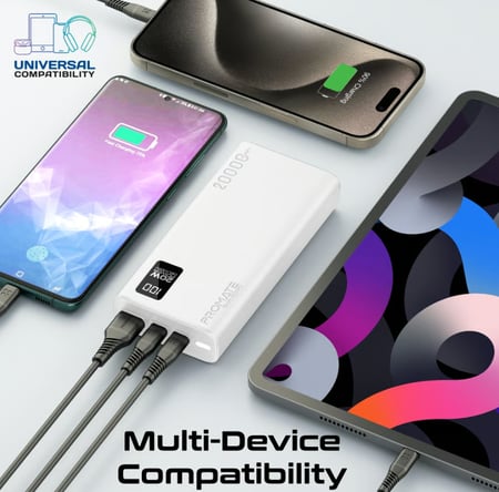 بطارية 20الفMA بقدرة 20W بروميت لون ابيض