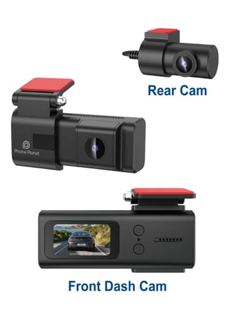 داش كام 4k امامي خلفي مع كيبل OBD مع هولدر سيارة من يوفو