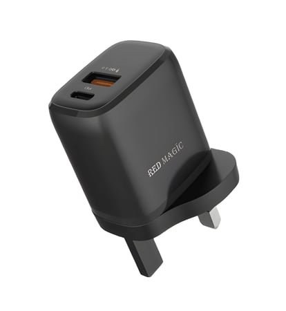 فيش جداري  منفذين يو اس بي + تايب سي ريد ماجيك RM104