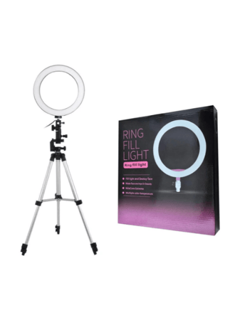 حلقة إضاءة مع استاند 10 انش