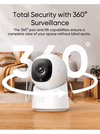 انكر كاميرا مراقبه داخلية يوفى C220، دقة 2K ، واى فاى ، 360 درجة