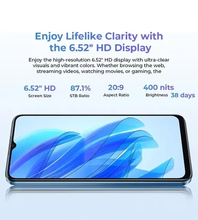 جوال اوكتيل C57S رام 2+6GB مساحة 64GB