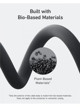 سلك شاحن انكر تايب سي الى تايب سي 0.9 متر - اسود