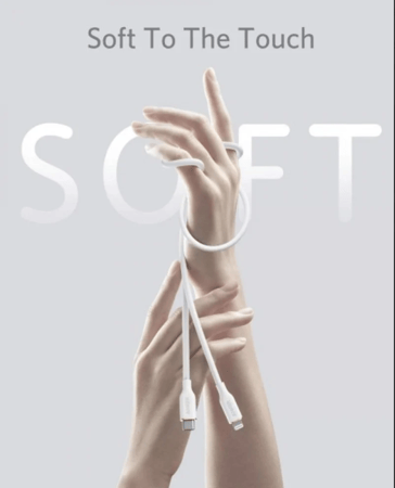 سلك انكر باور لاين فلو تايب سي الى لايتنينق 1.8 م - أبيض