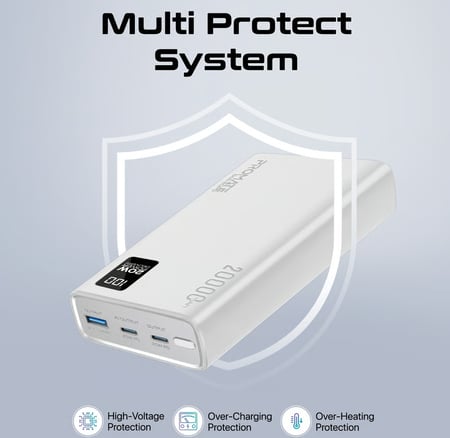 بطارية 20الفMA بقدرة 20W بروميت لون ابيض