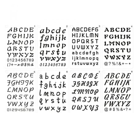 استنسل بعدة أشكال