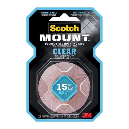 3M لاصق وجهين (شفاف)