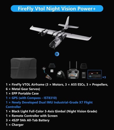 FireFly VTOL 2 Fixed-Wing Drone(Upgraded)