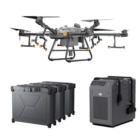 DJI AGRAS T30 WITH 3 BATTERY AND CHARGER