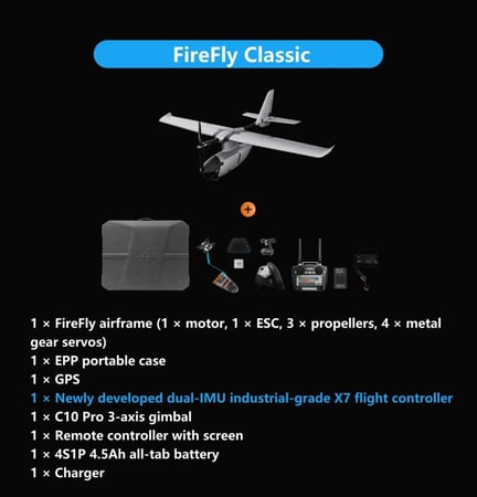 FireFly2 Hand-Launched Fixed-Wing FPV Drone(Upgraded