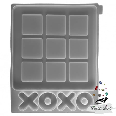 461 - قالب سيلكون X O حجم كبير