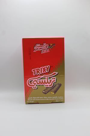 شوكولاتة بسكويت بالكراميل تريكسي - 24 حبة