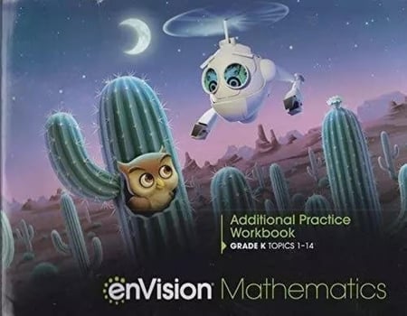 enVision Mathematics CC Grade K Additional Practice Workbook 2020 (9780134953748)