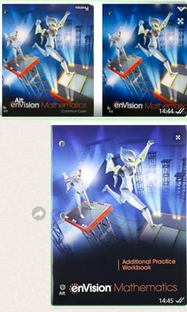 enVision Mathematics Grade 8 Vol.1-Vol.2 ( PRACTICE WORKBOOK)(9781418269517-9781418269524-9781418269227)