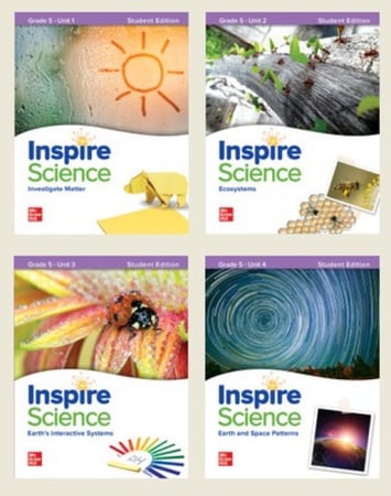 (9780077007331) Inspire Science, Print Student Edition Bundle (Units 1-4) Grade 5