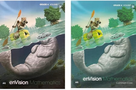 enVision Math 2.0 CC Grade 4 Vol.1 + Vol.2 (9780134954714-9780134954776)