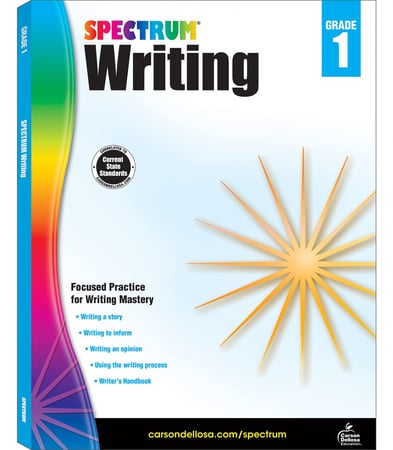 Spectrum Paperback Writing Book, Grade 1 (9781483811963)