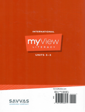 (9780768588071) MyView Literacy 2021 In"l SB Interactive BK GR 5.2