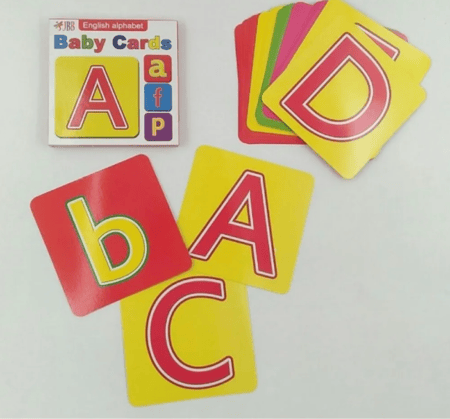 بطاقه الطفل حروف انجليزي
