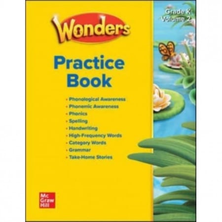 (9781309126004- 9781309125991 ) Wonders Grade K Practice book /Vol.1.2