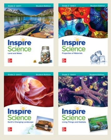 Inspire Science, Print Student Edition Bundle (Units 1-4) Grade 2 (9780077007300)