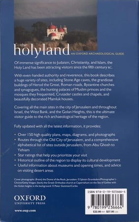 The Holy Land - An Oxford Archaeological Guide - Jerome Murphy-O'Connor