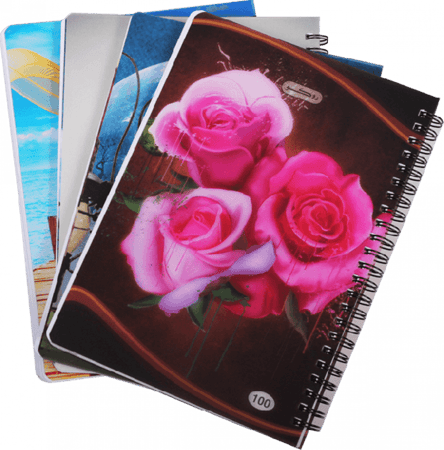 روكو ، دفتر سلك عربي  100 ورقة 6 حبات