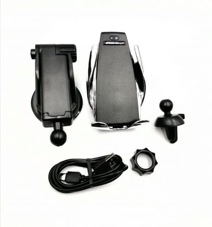 شاحن وايرلس للسيارات مع حساس حركة S5 مع قاعدة