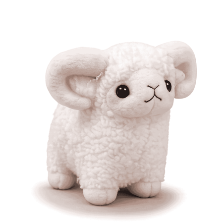 دمية خروف قطنية