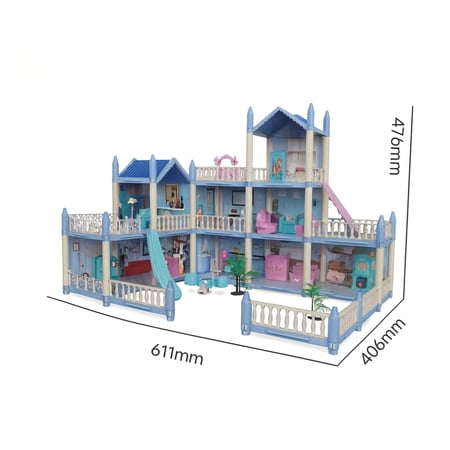 لعبة تركيب منزل للبنات مكونة من 217 قطعة