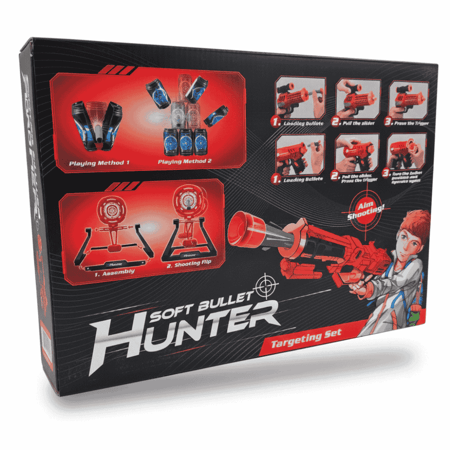 لعبة التصويب الإسفنجي مع قاعدة التصويب