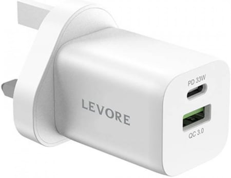 ليفوري -  وصله تايب ايه الى تايب سي+ فيش جداري