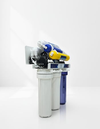 جهاز تحليه 7 مراحل (400 لتر يومي )مواصفات امريكي تجميع فيتنام