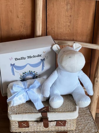 دمية مع بطانية صغيرة