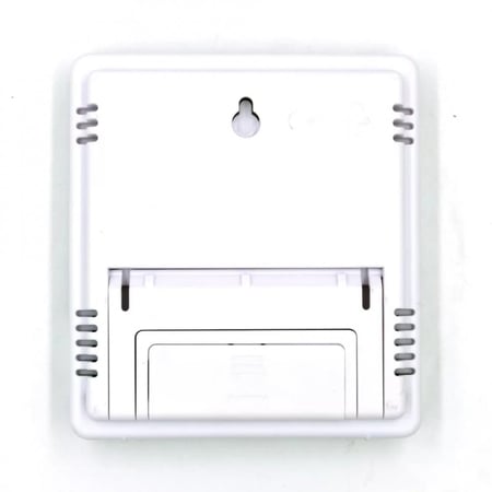 مقياس حرارة ورطوبة للغرف مع ساعة وتاريخ ومنبه تخزين لاعلى واقل حرارة سجلها الجهاز