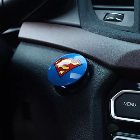 غطاء زر تشغيل السيارة سوبرمان