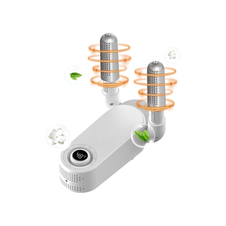 مجفف أحذية و جوارب كهربائي مع سخان و مزيل رائحة