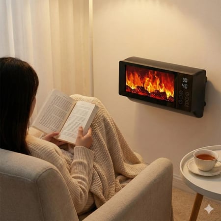 دفاية كهربائية جدارية من 3Q بقوة 2000 واط