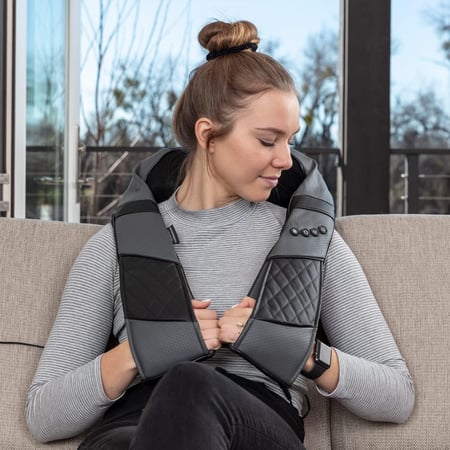 حزام مساج الجسم الذكي بتقنية شياتسو اليابانية لكامل الجسم