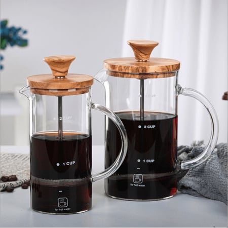 فرنش بريس French Press بعدة أحجام